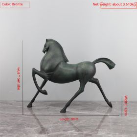 Modern Minimalist Walking Horse Metal Ornaments