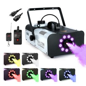 5 Core Fog Machine 1500W Smoke Machine 6000CFM Liquid Low Lying Indoor Outdoor Oil Based 2.5L Fog Maker w LED Lights Fogger for Halloween Wedding Part