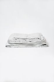 Omne Sleep 4-Piece Pewter Bamboo Flex Head King Hypoallergenic Sheet Set