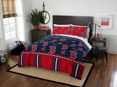 Boston Red Sox OFFICIAL MLB Queen Bed In Bag Set