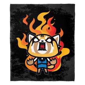 Aggretsuko; Fiery Rage Aggretsuko Comics Silk Touch Throw Blanket; 50" x 60"