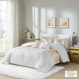 Lillie Metallic Animal Printed Comforter Set