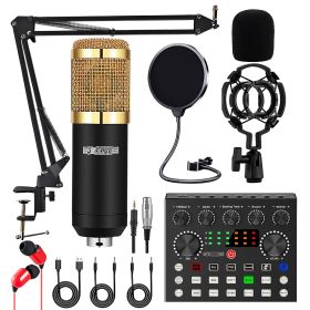 5 CORE Condenser Microphone Bundle, Podcast Equipment Bundle w/Mixer, Mic Arm Stand, Shock Mount