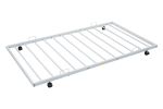 Metal Twin Daybed with Trundle/ Heavy-duty Sturdy Metal/ Noise Reduced/ Trundle for Flexible Space/ Vintage Style/ No Box Spring Needed