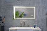 40x 30 Inch LED Mirror Bathroom Vanity Mirrors with Lights, Wall Mounted Anti-Fog Memory Large Dimmable Front Light Makeup Mirror