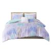 Cassiopeia Watercolor Tie Dye Printed Duvet Cover Set