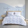 Sammie Cotton Cabana Stripe Reversible Comforter Set with Shark Reverse