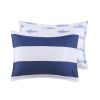 Sammie Cotton Cabana Stripe Reversible Comforter Set with Shark Reverse