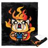 Aggretsuko; Fiery Rage Aggretsuko Comics Silk Touch Throw Blanket; 50" x 60"