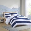 Sammie Cotton Cabana Stripe Reversible Comforter Set with Shark Reverse