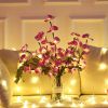 20 LED String Light Simulation Butterfly Orchid Branch Garland Light Vase Filler Flower Fairy Light Christmas Home Decoration