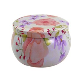 Popular Ethnic Style Aromatherapy Jar Candle Tinplate Wedding Candy Gift Box Round Tea Universal Packaging Box (Option: C212 Empty Can)