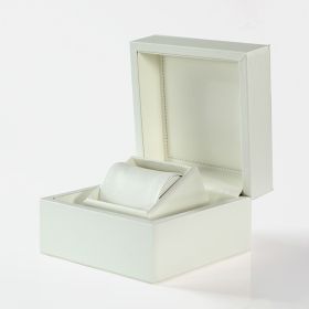 High End Watch Packaging Box PU (Color: White)