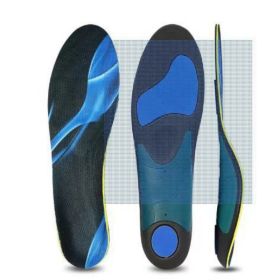 Arch Support Flat Foot Sports Shock Absorption Insole (Option: Blue Differentiation-XL 44 To45 285mm)