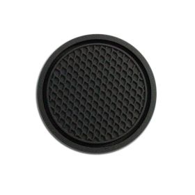 Cross-border Car Coaster A Large Number Of Spot Car PVC Heat Insulation Non-slip Mat Car Water Cup Mat (Option: Black-1PC)