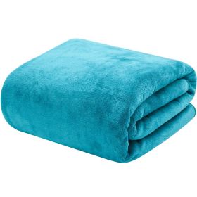 Large Cotton Absorbent Quick Drying Lint Resistant Towel (Option: Peacock Blue thickened-80x180cm)