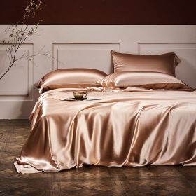 25 Pound Silk Four Piece Set Of Silk (Option: Lotus Pink-200x230-Flat sheet)