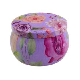 Popular Ethnic Style Aromatherapy Jar Candle Tinplate Wedding Candy Gift Box Round Tea Universal Packaging Box (Option: C213 Empty Can)