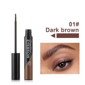 Tear And Pull Eyebrow Gel Eyebrow Cream Long Lasting Waterproof (Option: No 1 Darkbrown)