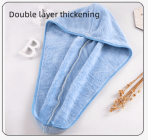 Water Absorption Quick Drying Double Sided Thickening (Option: Blue-Double layer thickening)