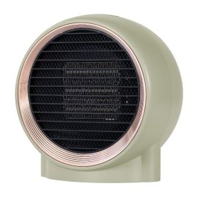 Desktop Mini Fan Heater Small Household (Option: Light Gray-110v American Standard)