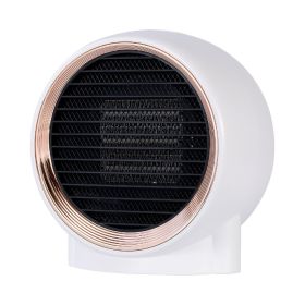 Desktop Mini Fan Heater Small Household (Option: White-220V European Standard)