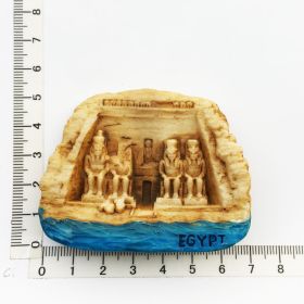 Egypt Creative Culture Resin Crafts Magnetic Refridgerator Magnets (Option: Abu Simbel Temples)