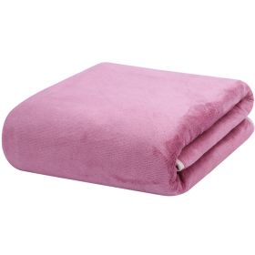 Large Cotton Absorbent Quick Drying Lint Resistant Towel (Option: Purplish red thickened-80x180cm)