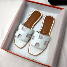 Womens Summer Sandals Beach Flat Female Slippers Outdoor Sandals Shoes (Color: White lychee, size: US10=UK8=EU42)