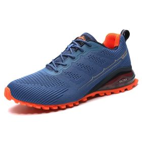 Hiking Shoes Men Trekking Mountain Climbing Boots Backpacking Non-slip Trail Hiking Sneakers Men's Amped Hiking Boots for Male (Color: Blue, size: 43)