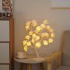 Best-selling Detachable Plastic Base USB Switch LED Simulation Rose Tree Lamp Home Decoration Night Light