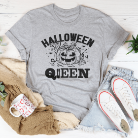 Halloween Queen T-Shirt (Color: Athletic Heather, size: L)