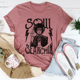 Soul Searchin Halloween T-Shirt (Color: Mauve, size: 2XL)