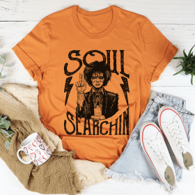 Soul Searchin Halloween T-Shirt (Color: Burnt Orange, size: 2XL)