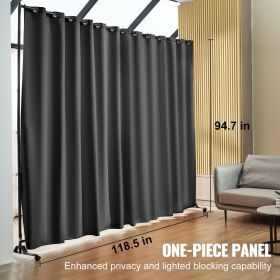 VEVOR Room Divider, Room Dividers and Folding Privacy Screens, Fabric Partition Room Dividers for Office, Bedroom, Dining Room, Study, Freestanding (size: 96 × 120 Inches)