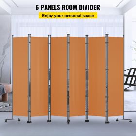 VEVOR Room Divider, Room Dividers and Folding Privacy Screens, Fabric Partition Room Dividers for Office, Bedroom, Dining Room, Study, Freestanding (size: 121" x 14" x 73"/308 x 36 x 185 cm)