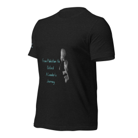 Imran Khan Oxford Chancellor election Unisex T-Shirt â€“ A Leader's Journey (Color + Size: Black- XL)