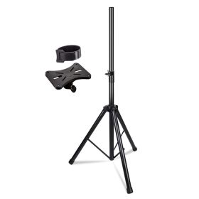 5 Core Speaker Stand Tripod Heavy Duty Adjustable Up to 72 Inch DJ Studio Monitor Stands Pole Mount - SS HD BLK WOB (SKU: SS HD 1PK BLK WOB)