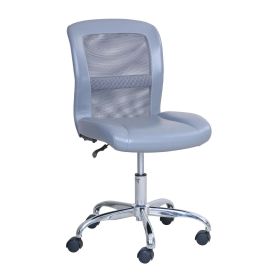 Mid-Back, Vinyl Mesh Task Office Chair (Color: Gray Mesh)