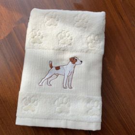 Dog Embroidery Water Absorbing Wash Towel (Option: 12 Style-62x40cm)