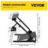 VEVOR Racing Steering Wheel Stand Shifter Mount fit for Logitech G27 G25 G29 G920 Gaming Wheel Stand Wheel Pedals NOT Included Racing Wheel Stand