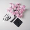 Best-selling Detachable Plastic Base USB Switch LED Simulation Rose Tree Lamp Home Decoration Night Light