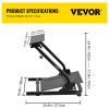 VEVOR Racing Steering Wheel Stand Shifter Mount fit for Logitech G27 G25 G29 G920 Gaming Wheel Stand Wheel Pedals NOT Included Racing Wheel Stand