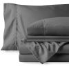 7 Piece Sheet Set, Microfiber, 2 Extra Pillowcases, Split Cal King