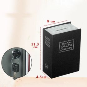 English Creative Storage Paper Money Money Box (Option: Mini Key Style Black)